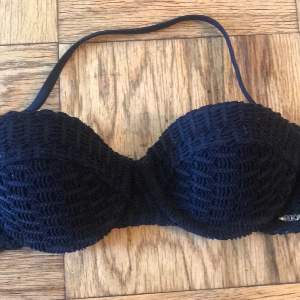 Knit bikini top